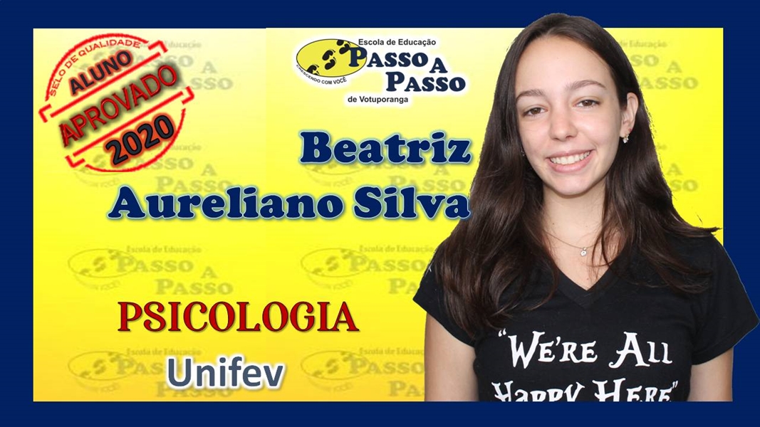 Parabéns Beatriz Aureliano Silva