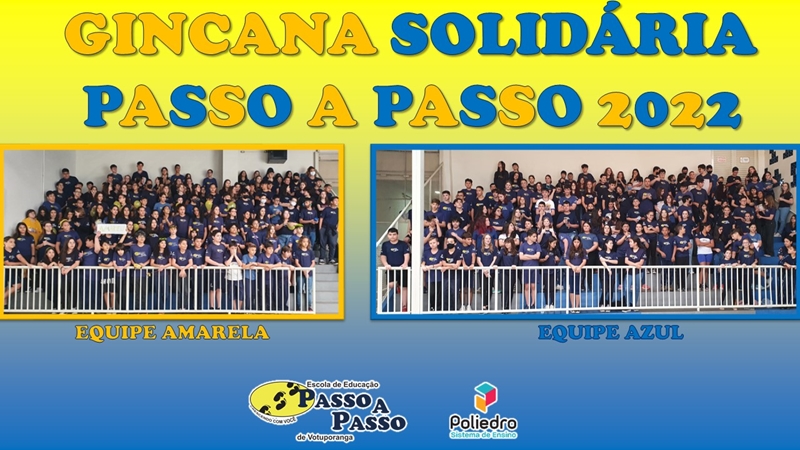 Gincana Solidária Passo a Passo 2022
