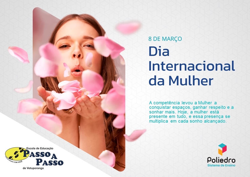 Feliz Dia Internacional da Mulher!