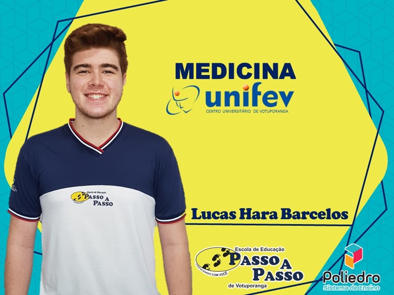 Parabéns Lucas Hara Barcelos