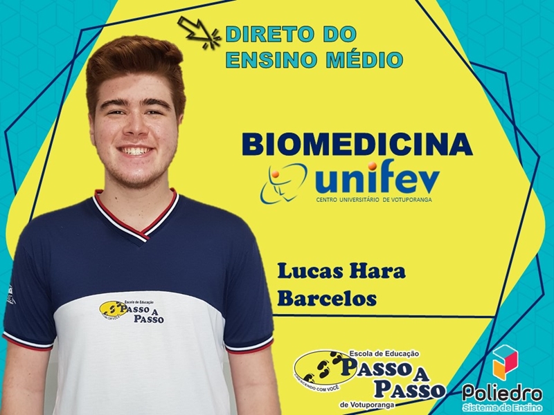 Parabéns Lucas Hara Barcelo