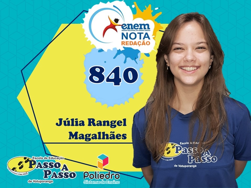 Parabéns Júlia Rangel Magalhães