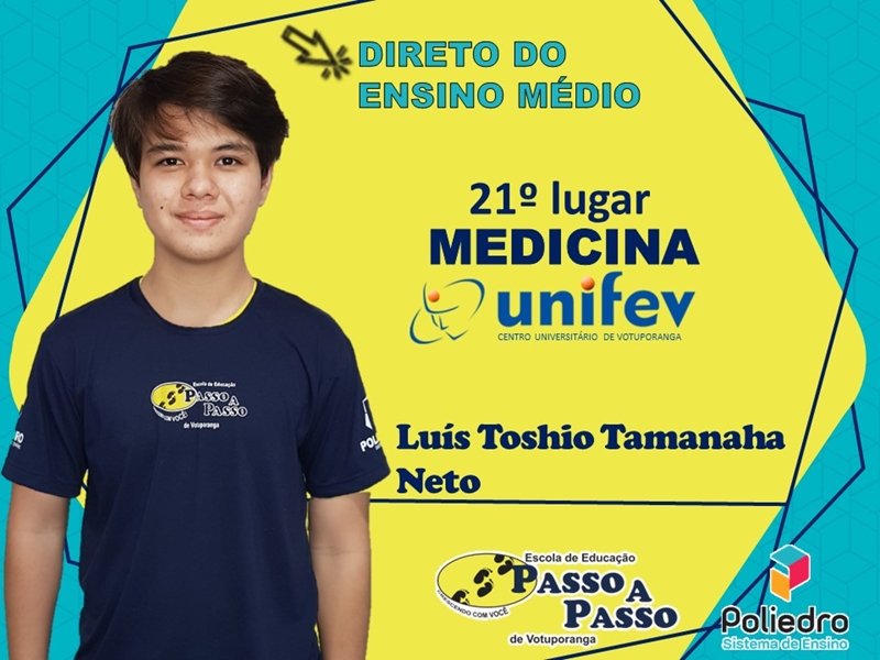 Parabéns Luis Toshio Tamanaha Neto