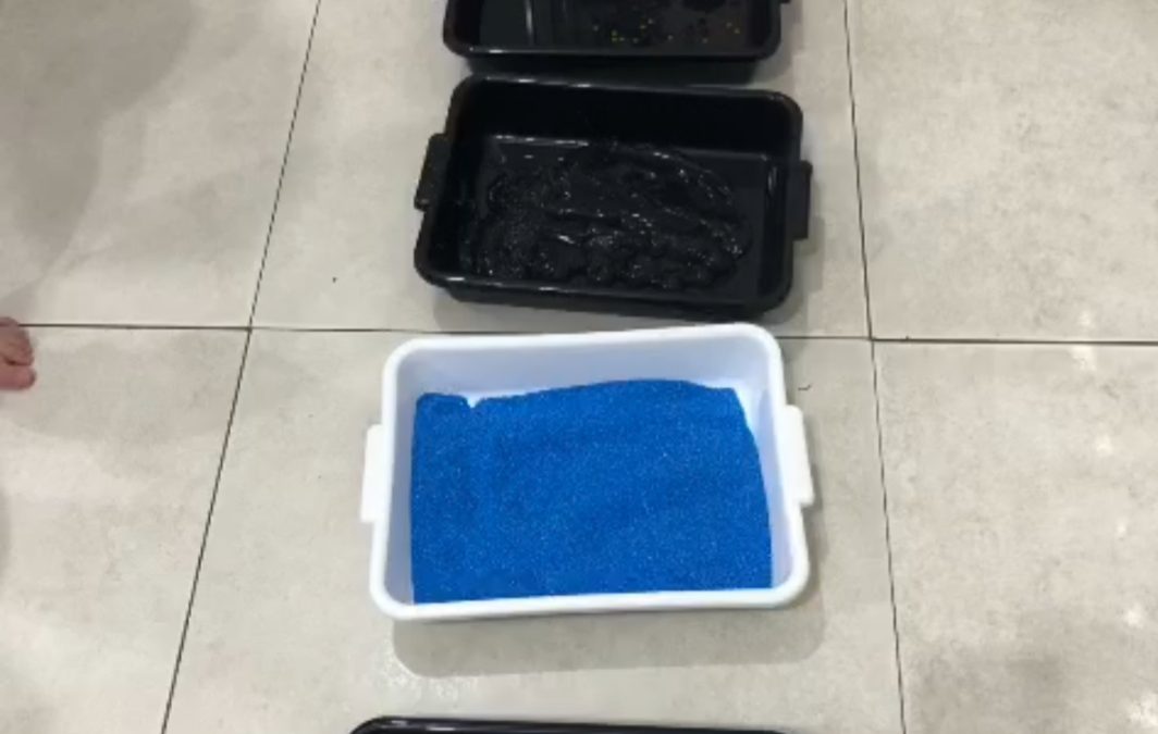 ALUNOS DO MATERNAL DA TIA WENDY REALIZAM ATIVIDADE SENSORIAL