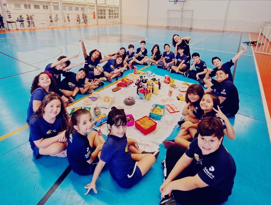 Alunos dos 3º anos realizam piquenique